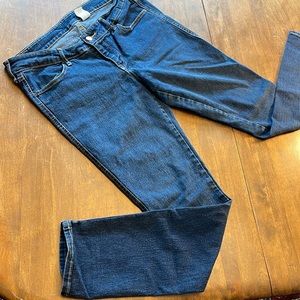 H&M skinny low waist blue jeans